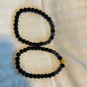 Beaded ankle bracelets